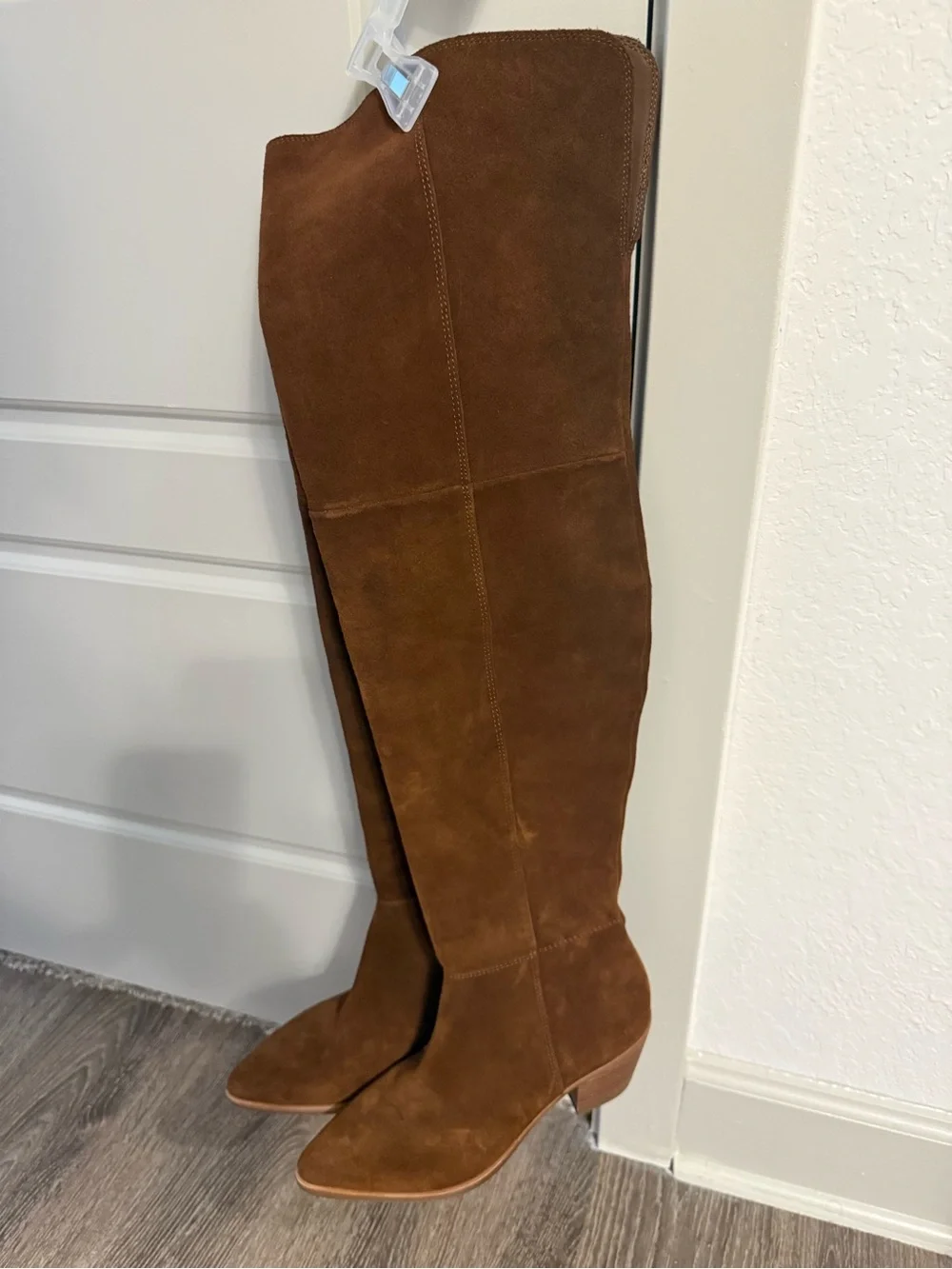 Steve Madden Brown Suede Over-the-Knee Boots